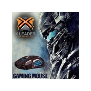X LEADER Souris Gaming LED Optique Filaire Câble Gamer Ordinateur Souris - 3400 Dpi