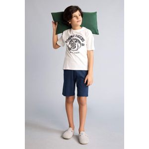 Defacto بيجامة قصة عادية من قطعتين