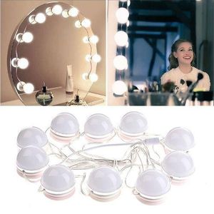 Lumières à LED de vanité pour Coiffeuse, Lumières Éclatant pour Miroir
