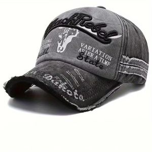 Casquette Baseball Homme Vintage en Jean Délavé Style Urbain