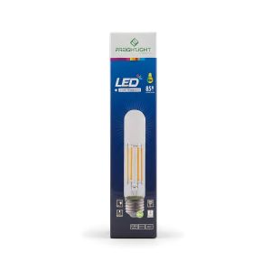 Ampoule LED - Filament Tubulaire E27 - Éclairage Chaud - Blanc T30