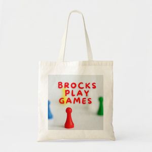 Tote Bag Brocks Play Games Unique, haute qualité