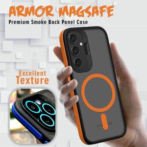 Case غطاء مغناطيسي مطفي MagSafe لهاتف سامسونج جالاكسي S24 PLUS 5G