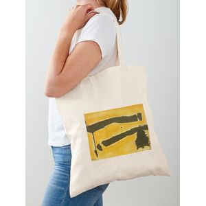 حقيبة يد قطن كلاسيكية باللون الأصفر المغربي 3