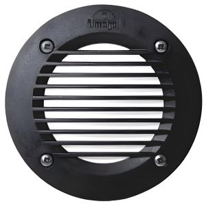 Applique Murale LED - - Éclairage Extérieur Rond - Noir Fumée 3W
