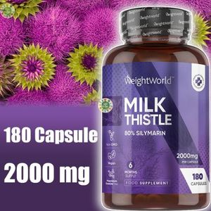 WeightWorld Milk Thistle -Chardon-Marie -180 gélules Vegan