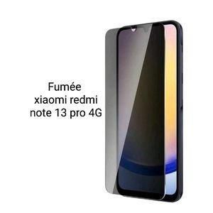 Glass Fumée pour xiaomi redmi note 13 pro 4G Incassable Verre De Protection meilleur Qualité