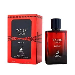ALHAMBRA Your Touch Extrait MEau de Parfum Homme 100ml – Parfum Masculin Intense Longue Tenue, Fragrance Élégante et Raffinée