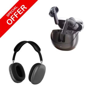 P9 Casque Bluetooth sans fil  avec micro casques à suppression de bruit écouteurs.+ Écouteurs sans Fil HIFI - Stéréo Haute Fidélité, Autonomie XXL et Confort Absolu