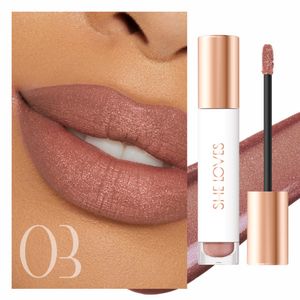SHELOVES أحمر شفاه سائل لامع برّاق كالألماس رقم 03 - 5 مل