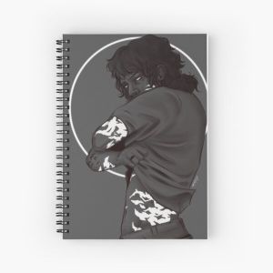 covered in scars, a canyon deep Spiral Notebook Bloc note