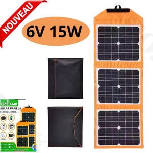 Panneau solaire Chargeur 15W/6V pliable portatif, Chargeant le panneau solaire sur 1 sortie USB
