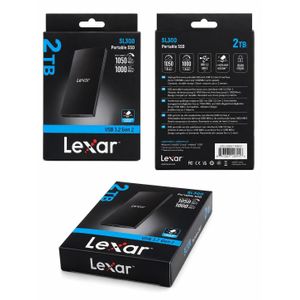 Lexar DISQUE DUR SL300 SSD Portable Externe USB 3.2 Gen 2 – 2 To