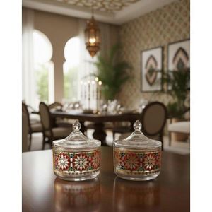 Apportez une touche de luxe à votre décoration avec ce récipient (3piece)