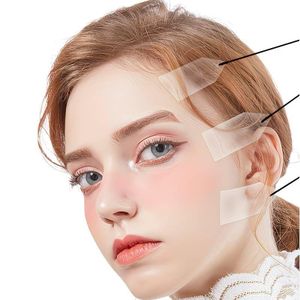 Bande adhésive invisible ultra-fine pour le lifting du visage, avec corde élastique, conçue pour raffermir la peau relâchée et camoufler les rides du visage et du cou, convient aux femmes.