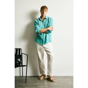 Defacto Pantalon en coton à jambes droites Coupe régulière