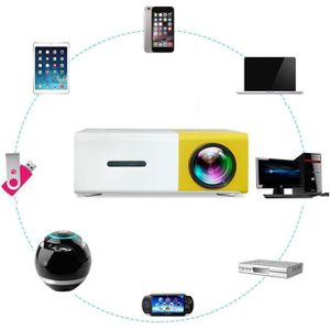 Mini Projecteur Portable YG300 LED Audio HDMI USB