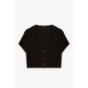 Marwa Top Col V Avec Boutons