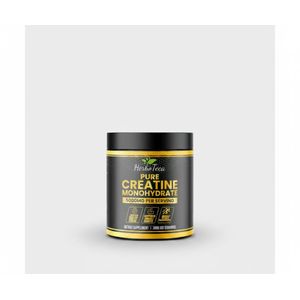 Herboteca Pure Créatine Monohydrate Micronisée - Force, Volume & Performance Musculaire - 300g (60 Portions)