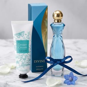 Oriflame Pack Divine - Eau de Parfum 50ml + Crème - Coffret Cadeau Femme Luxe
