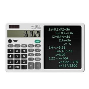 General Calculatrice de Bureau à Écran LCD avec Ardoise d’Écriture – Accessoire 2-en-1 pour Notes et Calculs Quotidiens