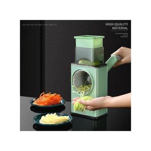 Trancheuse à Légumes Manuelle 3 en 1-Rouleau Multifonction-Coupe-Légumes, Râpes