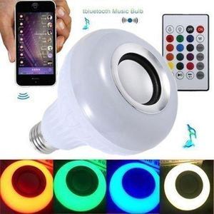LED LAMP MUSIC Ampoule Avec Haut-Parleur Bluetooth E27/B22