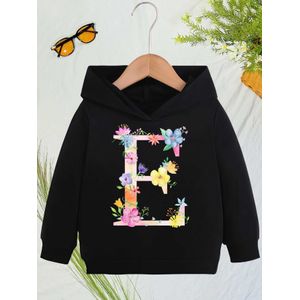 هودي عصري للبنات، مثالي لفصلي الخريف والشتاء، بقصة فضفاضة ومريحة وطبعات أنيقة.