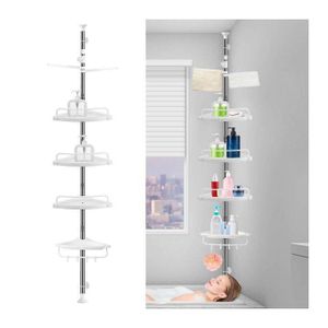 Organisateur de Salle de Bain Polyvalent avec Support de Serviettes