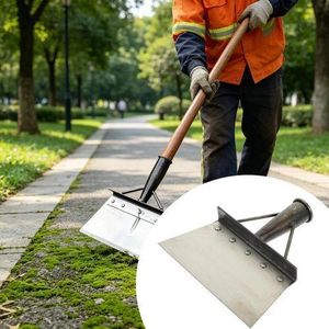 Pelle Désherbeuse en Acier – Outil de Nettoyage pour Jardin, Mousse et Débris