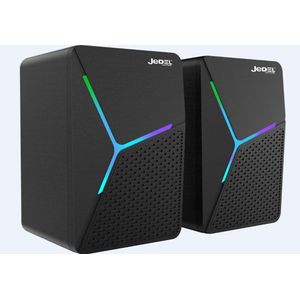 Jedel S-553 – Enceintes Stéréo USB 2.0 pour PC, Laptop et Smartphone