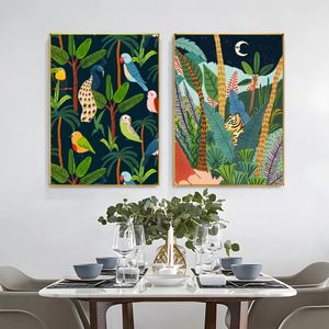 2 Poster A5  Nature Forest Animal Poster