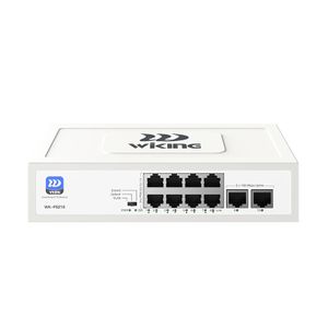 WIKING Witek Switch 8 Ports POE Megabit + 2*Uplink M