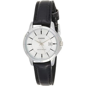 Casio Montre pour femme avec bracelet en cuir LTP-V004L-7AUDF