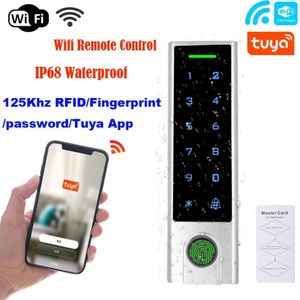 Digicode Autonome RFID 125Khz TACTILE avec EMPREINTE+APP TUYA