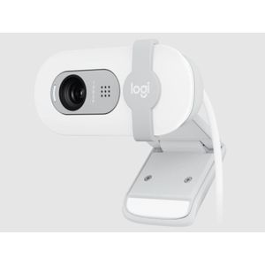 Logitech كاميرا ويب بريفو 100 فائق الوضوح - أبيض فاتح