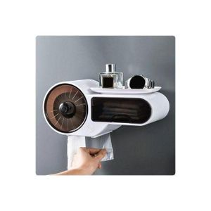 Porte-papier hygiénique multifonction - MARQUE - Modèle - Plastique PP et ABS - Étanche - Installation facile