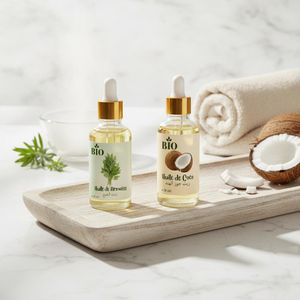 Bio Huile de Armoise 50 ml et Huile de Coco 50 ml  qualité premium naturel