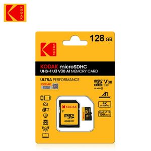 Integral Carte Mémoire 128Go Micro SDXC Premium Haute Vitesse jusqu'à  100MB/s Classe 10 V30 UHS-I U3 + Adaptateur SD