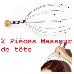 قطعتين مدلك للرأس، مساج لفروة الرأس، جهاز مساج