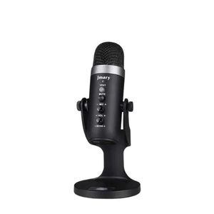 Jmary Microphone Professionnel USB Type-C Multifonction Podcast Microphone 