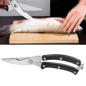 Ciseaux de Cuisine Multifonctionnels et Robustes – Ciseaux de Découpe pour Volaille, Poisson et Aliments
