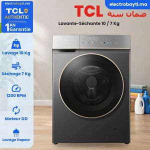 TCL غسالة تحميل أمامي - 8 كجم - AIDD - ThinQ