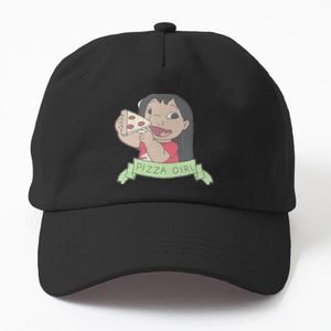 La pizza de lilo casquette noire personnalisé