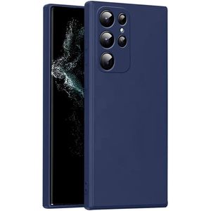  Samsung S22 Ultra جراب سيليكون لهاتف  باللون الأزرق   