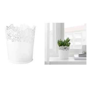 Cache-pot, blanc, 9 cm