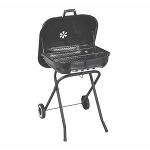 Elg BARBECUE AU CHARBON PLIABLE PORTABLE A ROULETTE