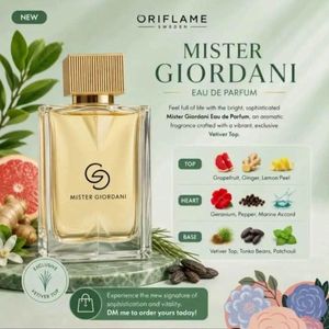 Oriflame Eau de Parfum Giordani Gold Mister Giordani pour Homme