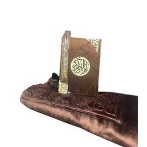 Pack de coran, tapis de prière, tasbih, Cadeau classe Haute qualité,Quran