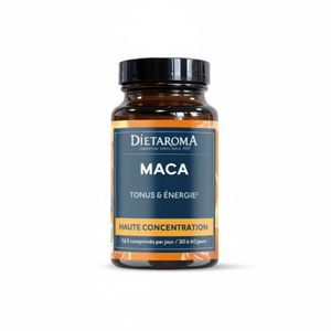 Dietaroma Maca Haute Concentration - Tonus Physique, Énergie Mentale &  le, Idéal Fatigue, Sport & Ménopause - 60 Comprimés
